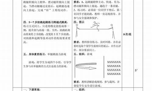 田径体育教案_田径体育教案100篇